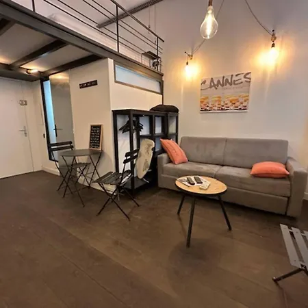 Center W Mezzanine 5min From Palace Apartment Cannes